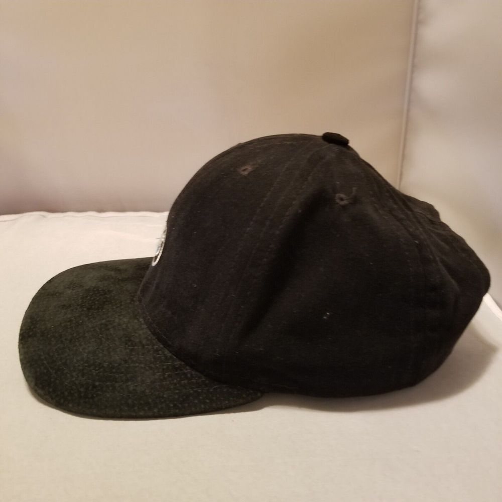 Mens BMW Lifestyle Embroidered Leather Strapback Dad Cap suede Adjustable. - Picture 8 of 13